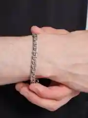 Серебряный браслет мужской