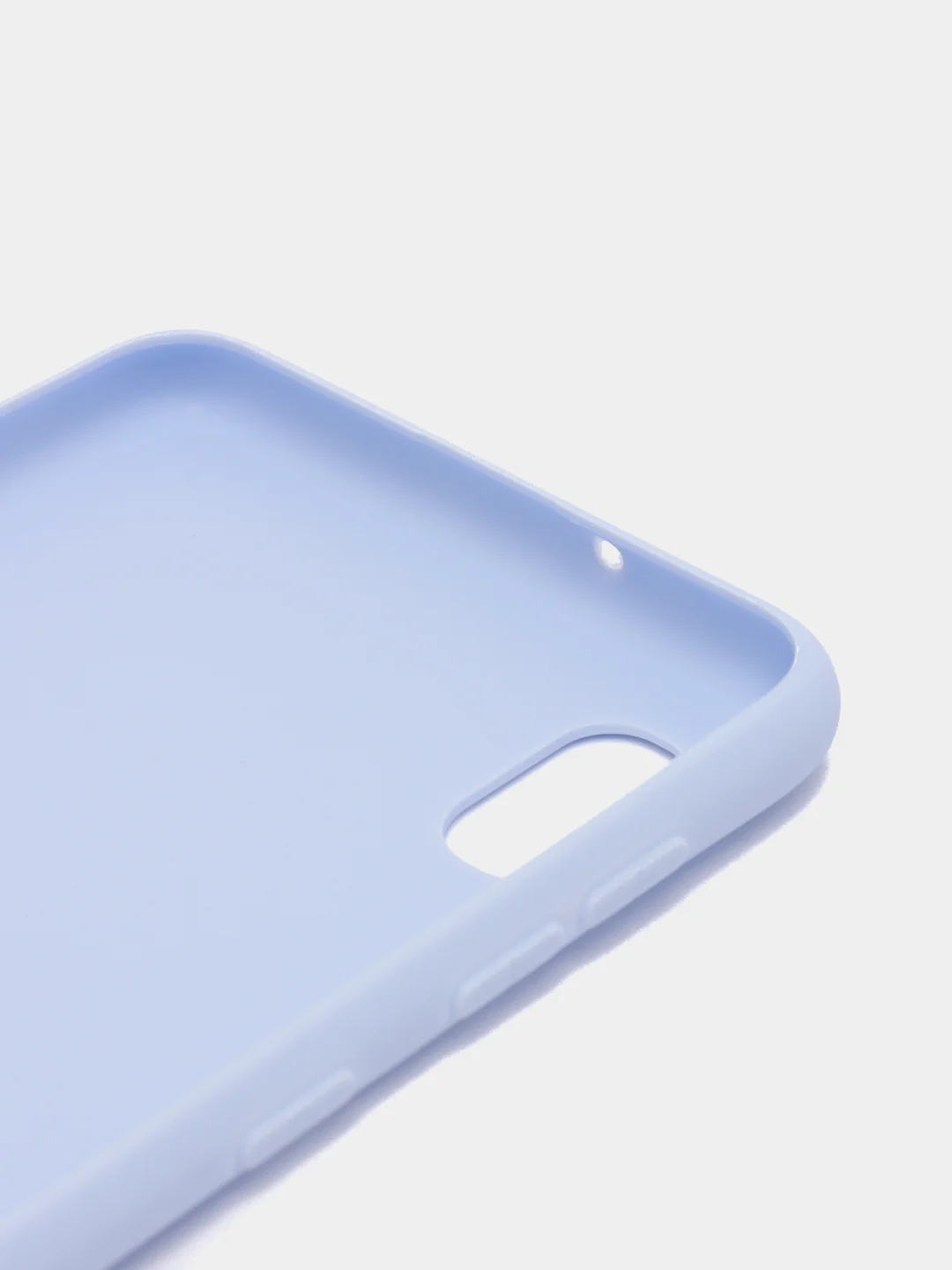 Небесно-голубой чехол Samsung Galaxy A10, силиконовый
