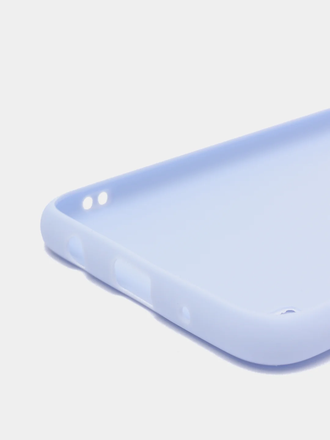 Небесно-голубой чехол Samsung Galaxy A10, силиконовый