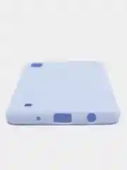 Небесно-голубой чехол Samsung Galaxy A10, силиконовый