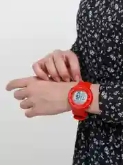 Красный спортивные часы