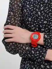 Красный спортивные часы