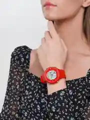 Красный спортивные часы