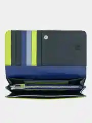 Зеленый итальянский женский кожаный кошелек DuDuBags серии Canarie