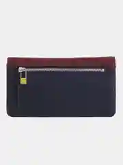 Бордовый итальянский женский кожаный кошелек DuDuBags серии Canarie