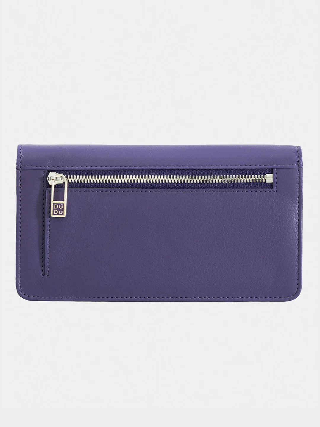 Фиолетовый итальянский женский кожаный кошелек DuDuBags серии Canarie