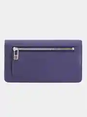 Фиолетовый итальянский женский кожаный кошелек DuDuBags серии Canarie