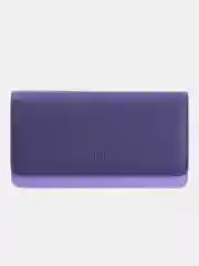 Фиолетовый итальянский женский кожаный кошелек DuDuBags серии Canarie