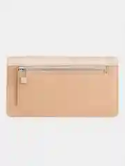 Золотой итальянский женский кожаный кошелек DuDuBags серии Canarie