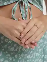 Золотой кольцо женское, регулируемое
