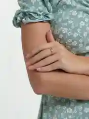 Золотой кольцо женское, регулируемое