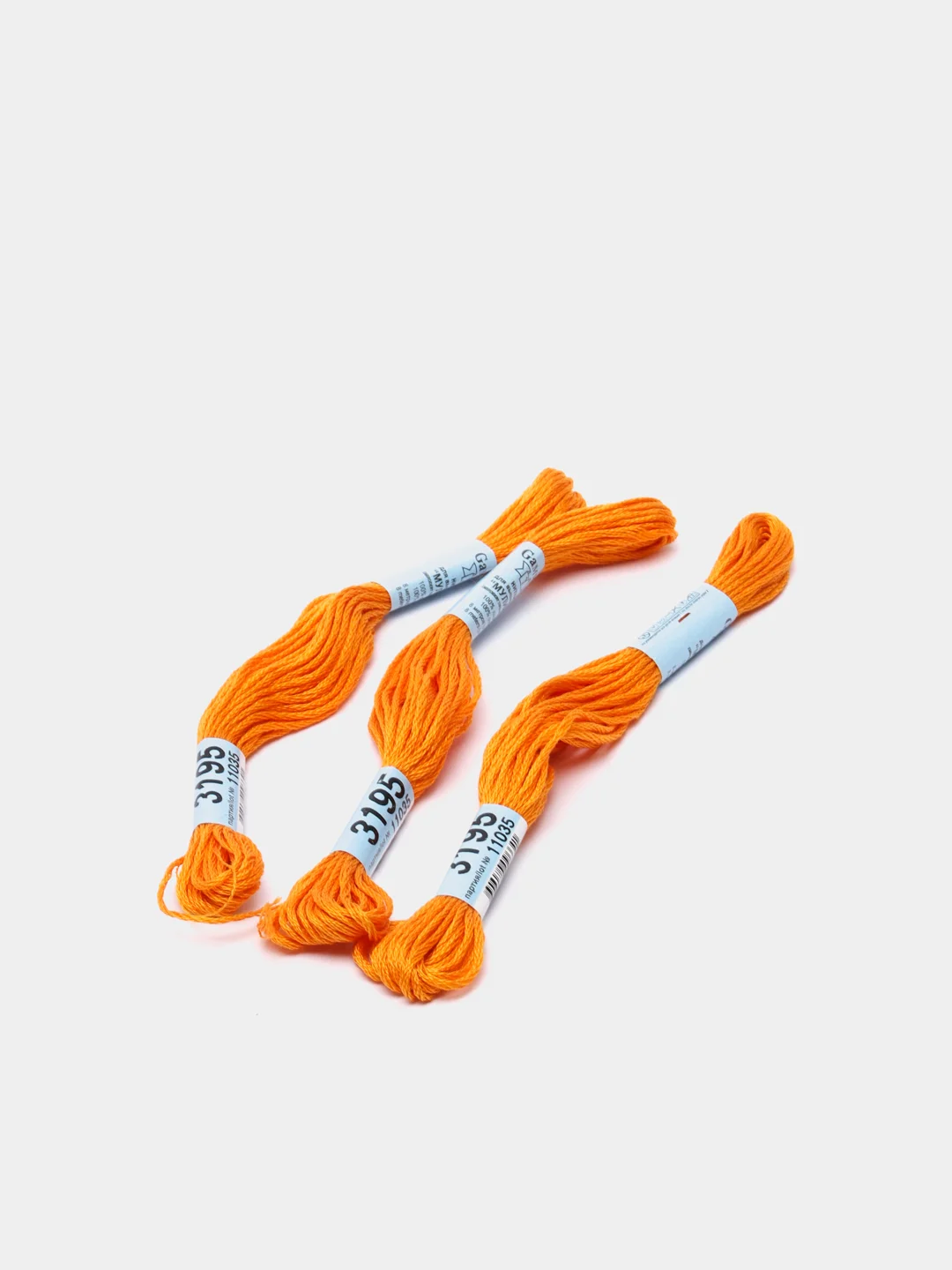 Голубой нитки для вышивания мулине Gamma, 100% хлопок, номера цветов 3100-3199