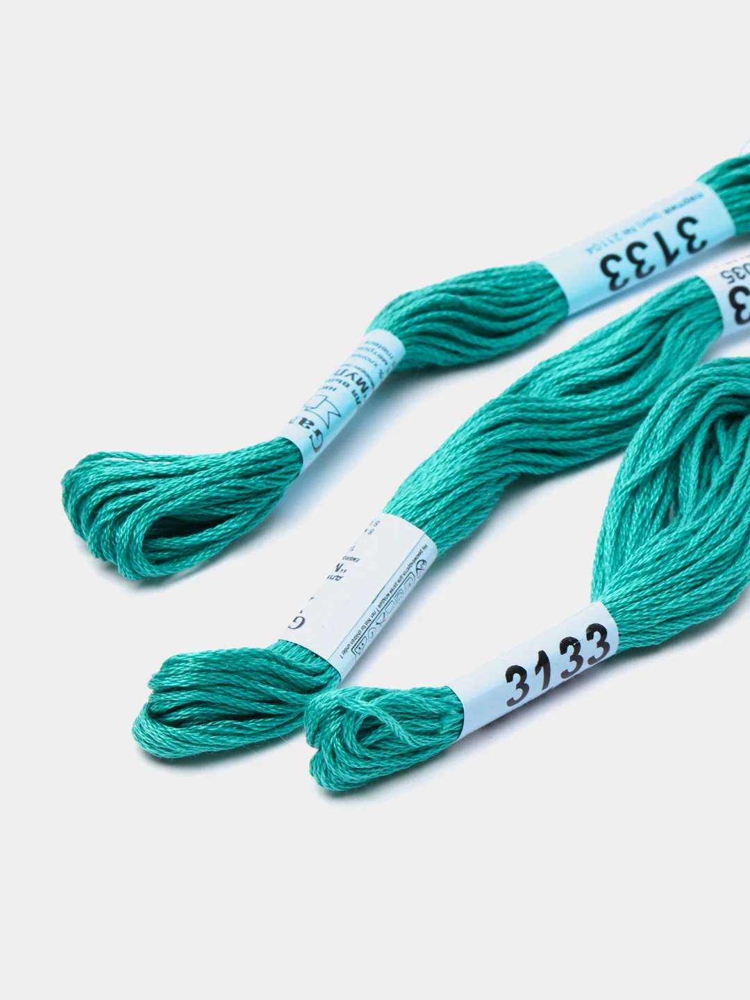 Золотой нитки для вышивания мулине Gamma, 100% хлопок, номера цветов 3100-3199