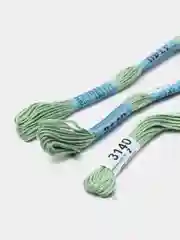 Лимонный нитки для вышивания мулине Gamma, 100% хлопок, номера цветов 3100-3199
