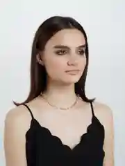 Золотой ожерелье женское на шею