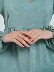 Алый кольцо "Буквы", единый размер