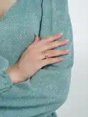 Алый кольцо "Буквы", единый размер