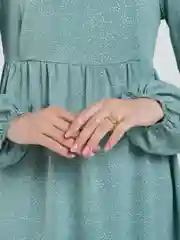 Белый кольцо "Буквы", единый размер