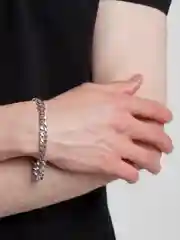 Браслет на руку мужской из нержавеющей стали, мужской браслет