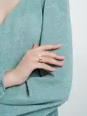 Зелёный хаки кольцо "Буквы", единый размер