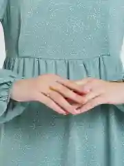 Зелёный хаки кольцо "Буквы", единый размер