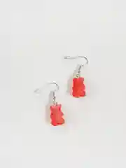 Красный серьги с мишками мармеладными