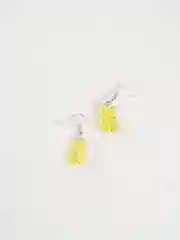 Желтый серьги с мишками мармеладными
