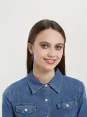 Синий серьги с мишками мармеладными