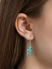 Ледяной серьги с мишками мармеладными