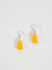 Оранжевый серьги с мишками мармеладными