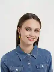 Оранжевый серьги с мишками мармеладными
