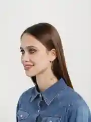Серебряный серьги протяжки, цепочки