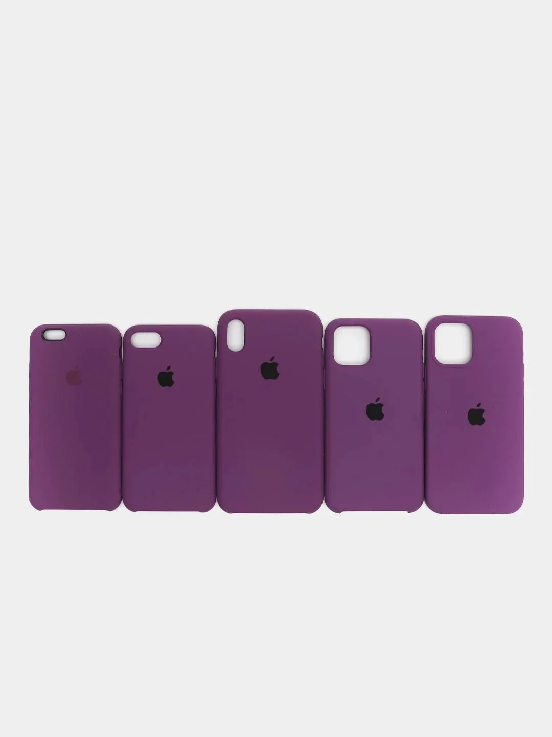Фиолетовый чехол Silicone case для iPhone 11/XR/12/7/8/X/XS/6S/Pro/Max,Plus,SE Силиконовый (айфон)