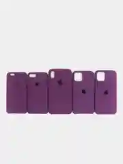 Фиолетовый чехол Silicone case для iPhone 11/XR/12/7/8/X/XS/6S/Pro/Max,Plus,SE Силиконовый (айфон)