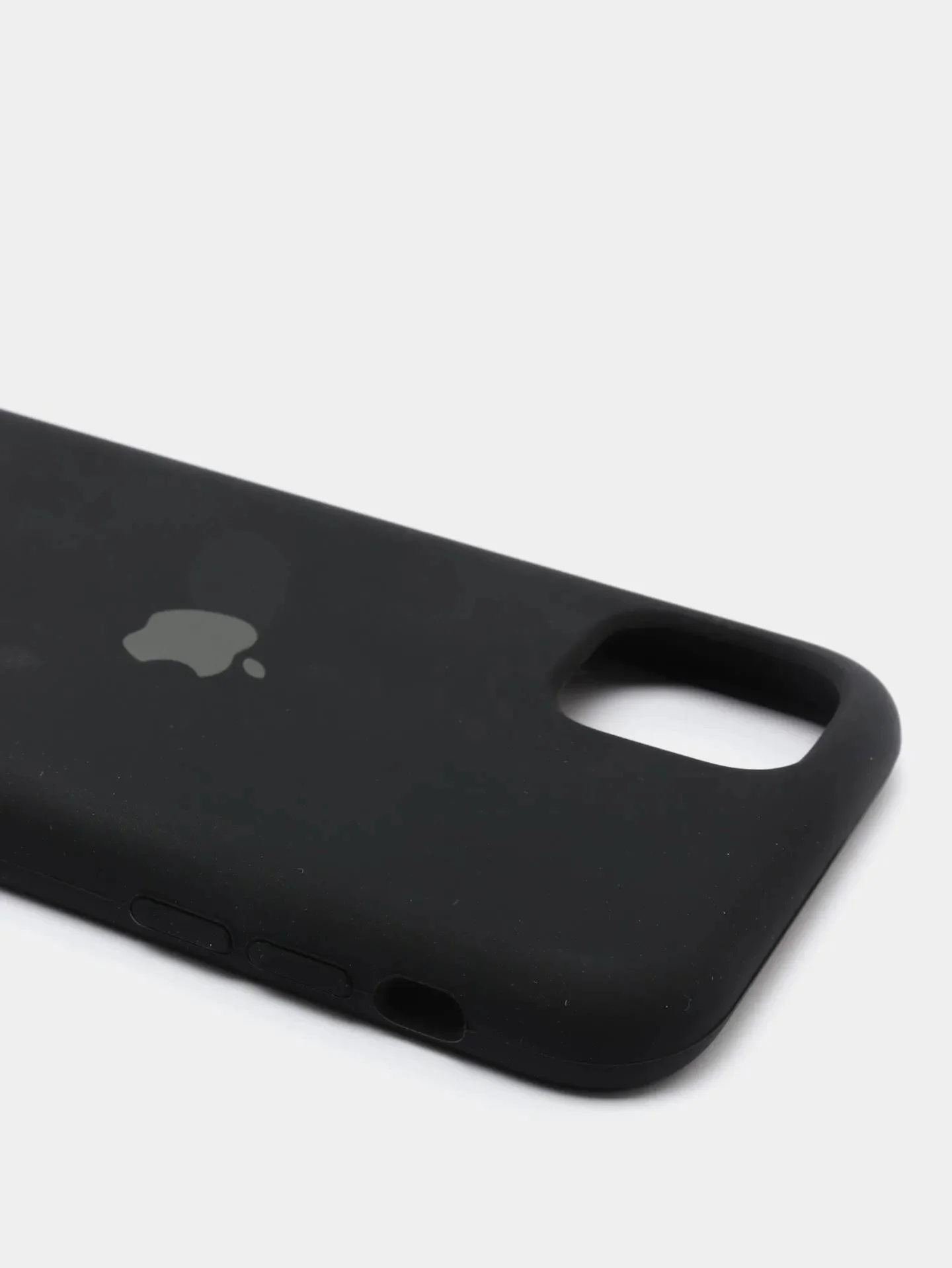 Черный чехол Silicone case для iPhone 11/XR/12/7/8/X/XS/6S/Pro/Max,Plus,SE Силиконовый (айфон)