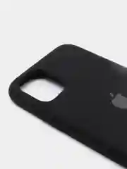 Черный чехол Silicone case для iPhone 11/XR/12/7/8/X/XS/6S/Pro/Max,Plus,SE Силиконовый (айфон)