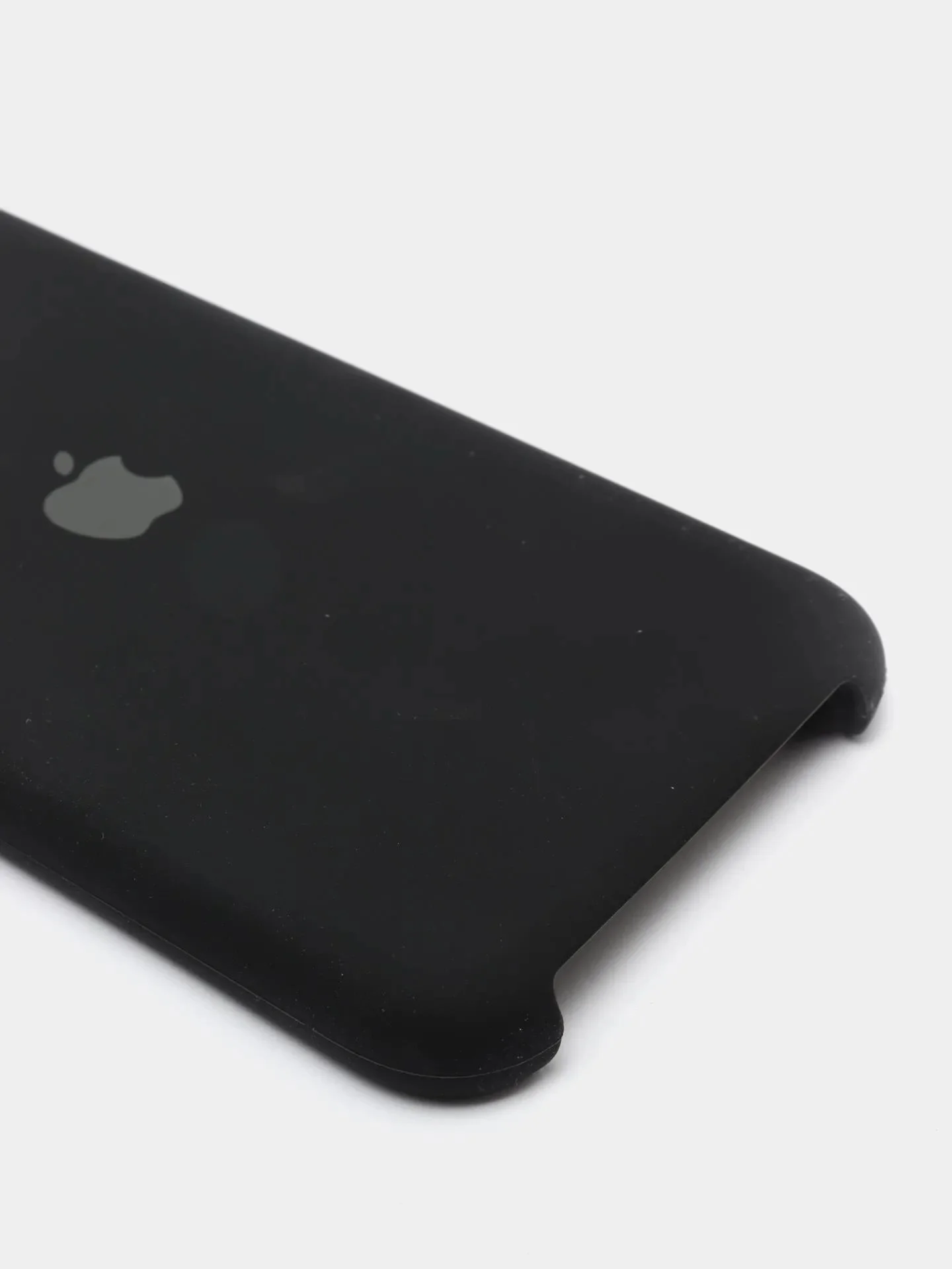 Черный чехол Silicone case для iPhone 11/XR/12/7/8/X/XS/6S/Pro/Max,Plus,SE Силиконовый (айфон)