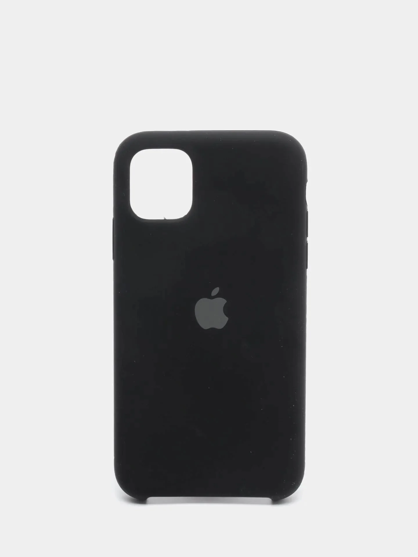 Черный чехол Silicone case для iPhone 11/XR/12/7/8/X/XS/6S/Pro/Max,Plus,SE Силиконовый (айфон)
