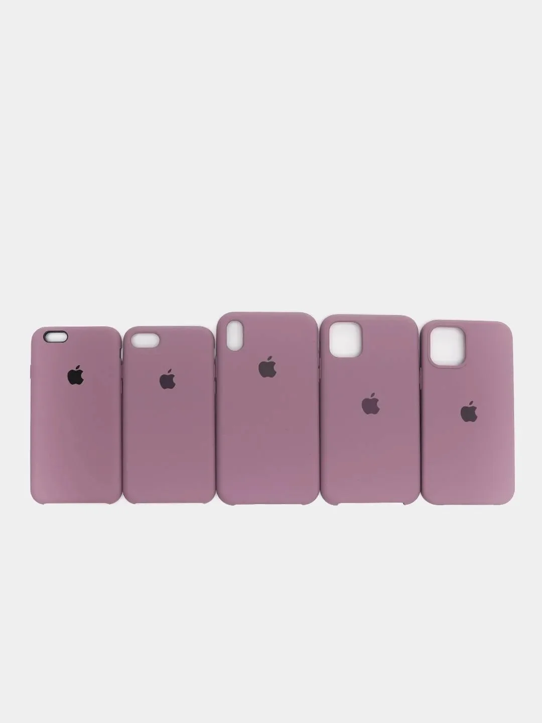 Пурпурный чехол Silicone case для iPhone 11/XR/12/7/8/X/XS/6S/Pro/Max,Plus,SE Силиконовый (айфон)