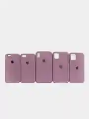 Пурпурный чехол Silicone case для iPhone 11/XR/12/7/8/X/XS/6S/Pro/Max,Plus,SE Силиконовый (айфон)