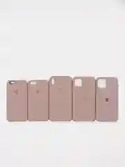 Серебряный чехол Silicone case для iPhone 11/XR/12/7/8/X/XS/6S/Pro/Max,Plus,SE Силиконовый (айфон)
