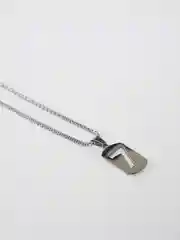 Жетон подвеска из титана с цифрой 7