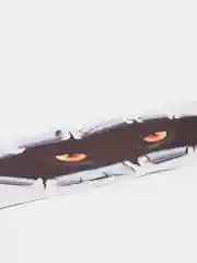 Черный 3d наклейка на авто "Страшный взгляд"