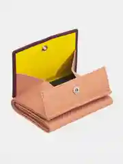 Бордовый итальянский женский кожаный кошелек DuDuBags серии Honduras