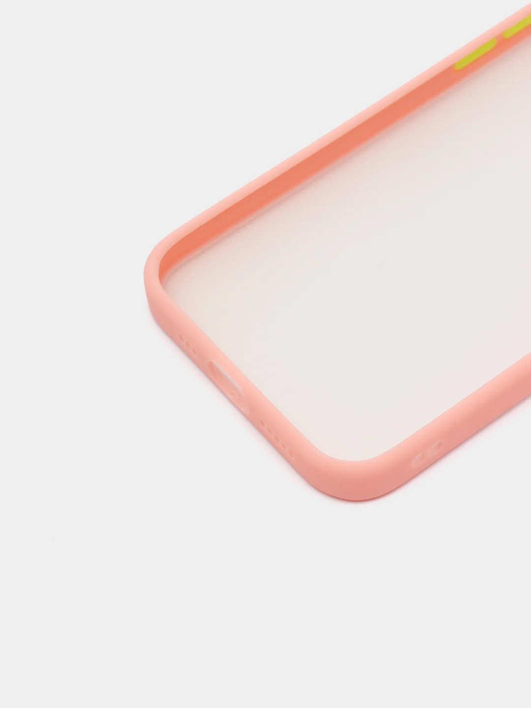 Конфетный чехол iPhone 12 матовый, с цветными кнопками