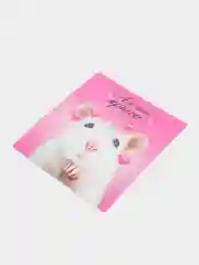 Розовый мини открытка