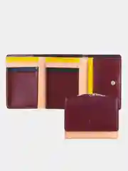 Бордовый кожаный кошелёк DuDuBags серии Corsica