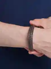 Коричневый браслет мужской