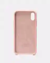 Бежевый защитный силиконовый чехол для iPhone X iPhone 10, с яблоком
