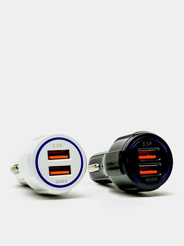 Автомобильное зарядное устройство, 2 USB
